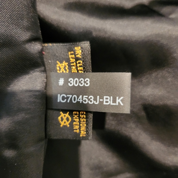 Vintage Cole Hann City Leather Jacket Women's Medium Lambskin Black - Picture 11 of 13